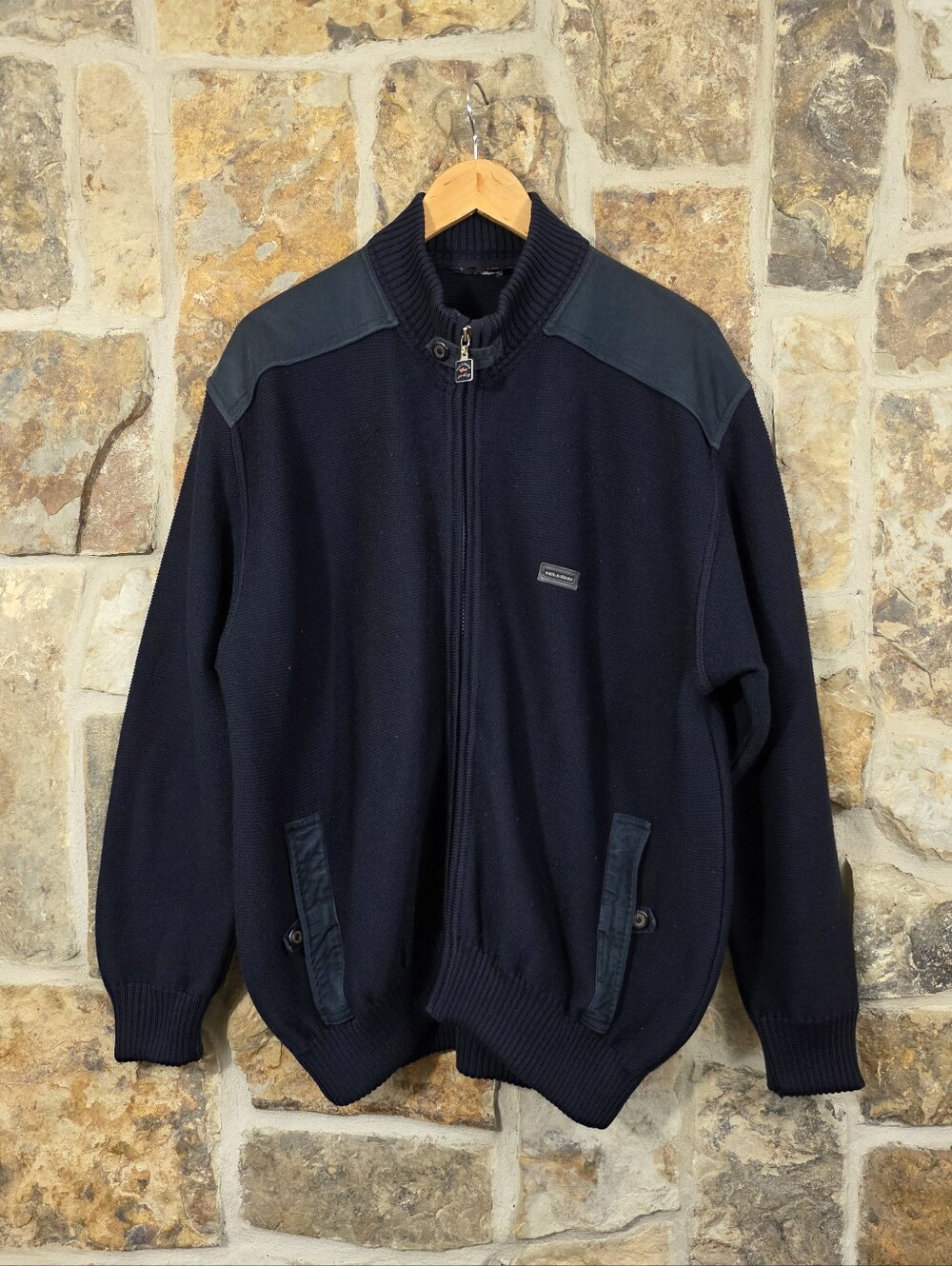 Paul & Shark Yachting Wool Knit Pullover Jacket Sweater Vintage